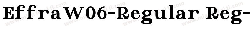 EffraW06-Regular Reg字体转换